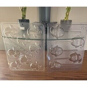 2- Vintage Halloween Chocolate Molds Apollo Candy Molds 1983 & 1985 #3090 & 816